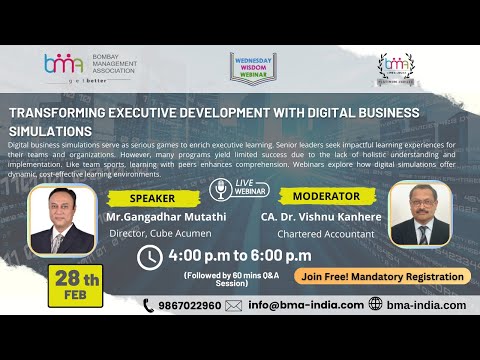 Transforming Executive Development with Digital Business Simulations | Wednesday Wisdom Webinar |