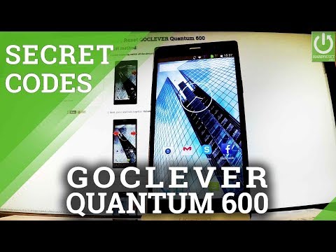 Secret Codes in GOCLEVER Quantum 600 - Hidden Mode / Test Menu