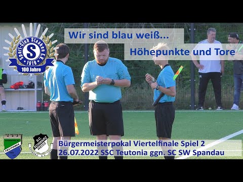Spandauer Bürgermeisterpokal SSC Teutonia vs SW Spandau