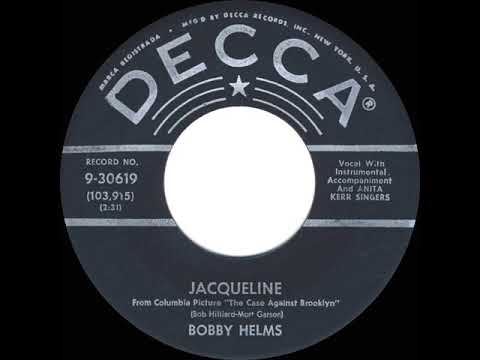 1958 HITS ARCHIVE: Jacqueline - Bobby Helms