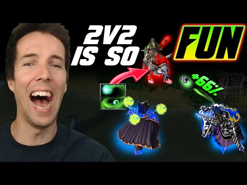 Playing 2v2 in WC3 is SO MUCH FUN - Random Team games with strangers!