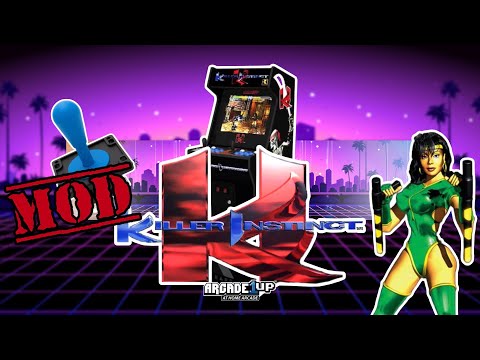 Arcade1up - Killer Instinct - Control Panel Overhaul, iL Joystick & HAPP Style Buttons!