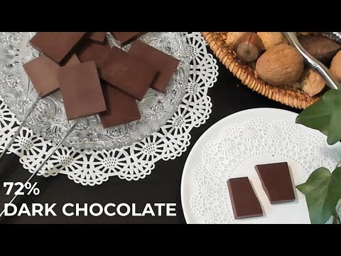 How to Make Dark Chocolate | 72% cacao butter & solids | tempered, couverture | gluten-free, vegan