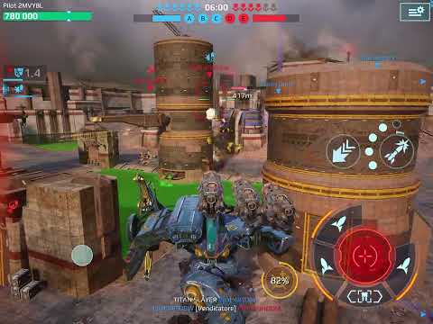 War Robots ultimate Leo shield breaker with Hawkeye
