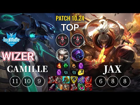 hyF Wizer Camille vs Jax Top - KR Patch 10.24