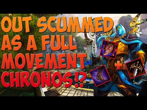 I GOT OUT SCUMMED AS FULL MOVEMENT SPEED CHRONOS LMAO - Grandmasters Ranked 1v1 Duel - SMITE