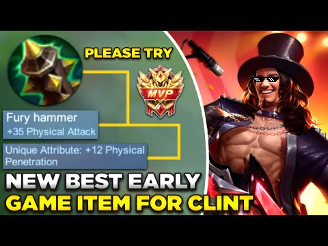 New Best Early Game Item For Clint! (PLEASE TRY) - MLBB