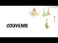 Learn a word - Meaning of SOUVENIR