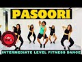 Pasoori | Coke Studio | Intermediate Level Fitness Dance | Akshay Jain Choreography