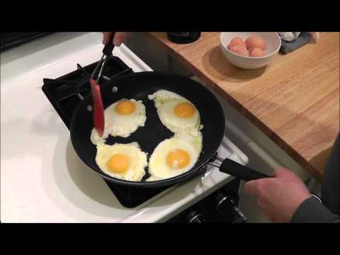 Fried eggs over easy