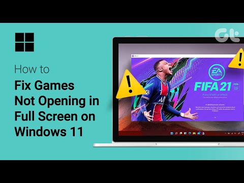 How to Fix Games Not Opening Full Screen on Windows | Games Won't Run Fullscreen? | FIX Window Mode!