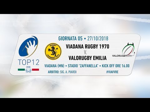 TOP12 2018/19, Giornata 5 - Viadana Rugby 1970 v Valorugby Emilia