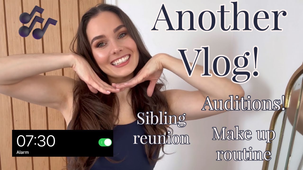 A fun employed vlog - Auditions, Poppy’s home, my everyday make up look & Leo’s Festival Solo’s 🫶🏼