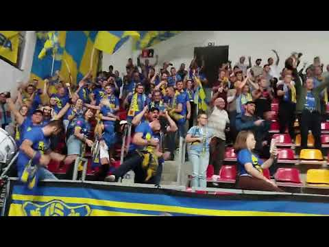 Nyski Kocioł podczas meczu z Olsztynem