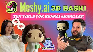 Yapay Zeka ile 3D Modelleme |  Tek Tıkla 3D Model Üretip Basıyoruz! | 