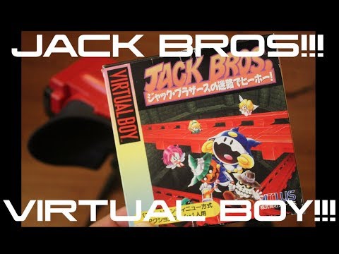 Lets Play JACK BROS. on ORIGINAL VIRTUAL BOY HARDWARE!