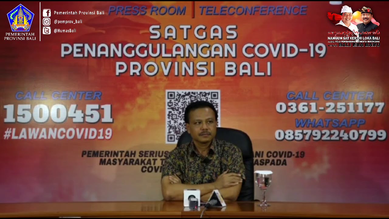 Siaran Pers Perkembangan Penanggulangan COVID–19 Provinsi Bali per 24 Maret 2020