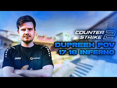 dupreeh Inferno (17-16) CS2 POV vs K10 | European Pro League Season 14