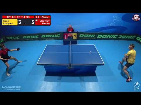 16:30 Valerii Tatarynov 3-2 Vladyslav Kaluhin West 3 WIN CUP 24.11.2022 | TABLE TENNIS WINCUP