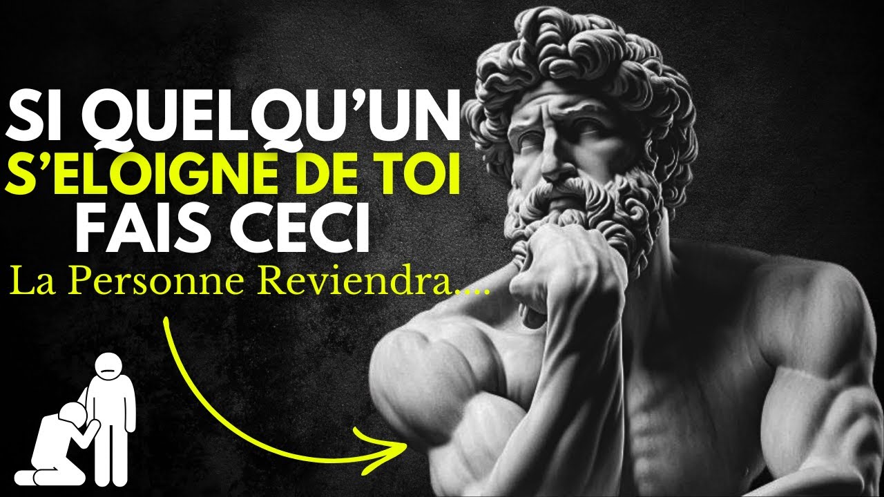 Si quelqu'un s'éloigne et t'ignore, fais ces actions infaillibles | Stoïcisme