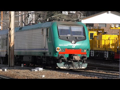4K - 2020-02-15 La ferrovia del Frejus in una giornata invernale 4/6 - Stazione di Chiomonte