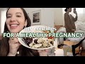 Pregnant What I Eat In A Day Pregnancy Routines Fave Products Supplements