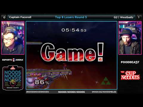 Noods Noods Noods - Captain Faceroll (Sheik) VS Westballz (Falco) Top 8