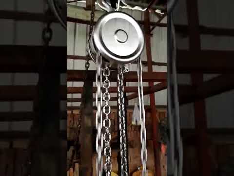 Stainless steel chain pulley block