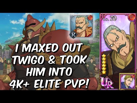 I Maxed Out Twigo and took him into Elite 4k+ Challenger PVP - Seven Deadly Sins: Grand Cross Global