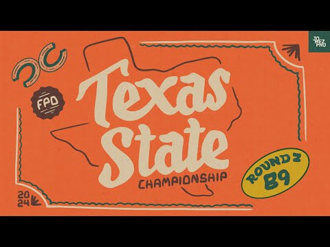 2024 Texas State Championship | FPO R2B9 | Scoggins, Steen, Handley, Hokom | Jomez Disc Golf