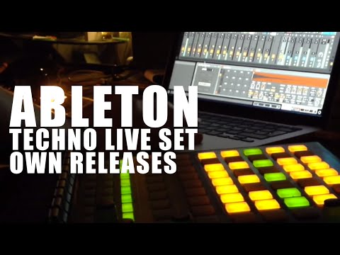 Dark Techno Live set with Ableton Live & APC40