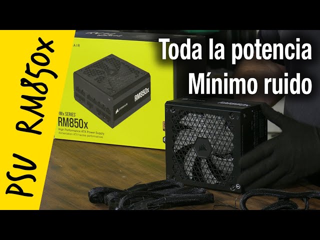 Vídeo relacionado con Corsair RM850 x 80 PLUS Gold Fuente de Alimentación 850 Vatios ATX Totalmente Modular (Ventilador con Levitación Magnética de 135 mm, Condensadores Japoneses, Amplia Compatibilidad) EU, Negro