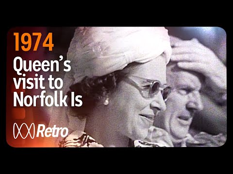 Queen Elizabeth II chuckles at tutu wearing Aussie larrikins (1974) RetroFocus