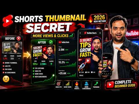  YouTube Shorts Thumbnail   Views and Clicks   Best Thumbnail Design Tips