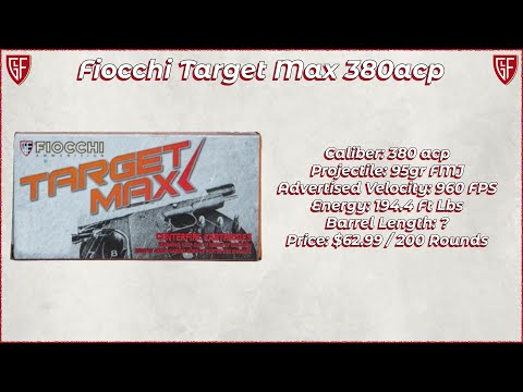 Cheap Range Ammo - Accuracy \u0026 Precision Test, Episode 3 - Fiocchi Target Max Edition!