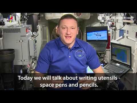 The Space Pen and a story behid - explained by Sergey Kud-Sverchkov cozmonaut on board the ISS