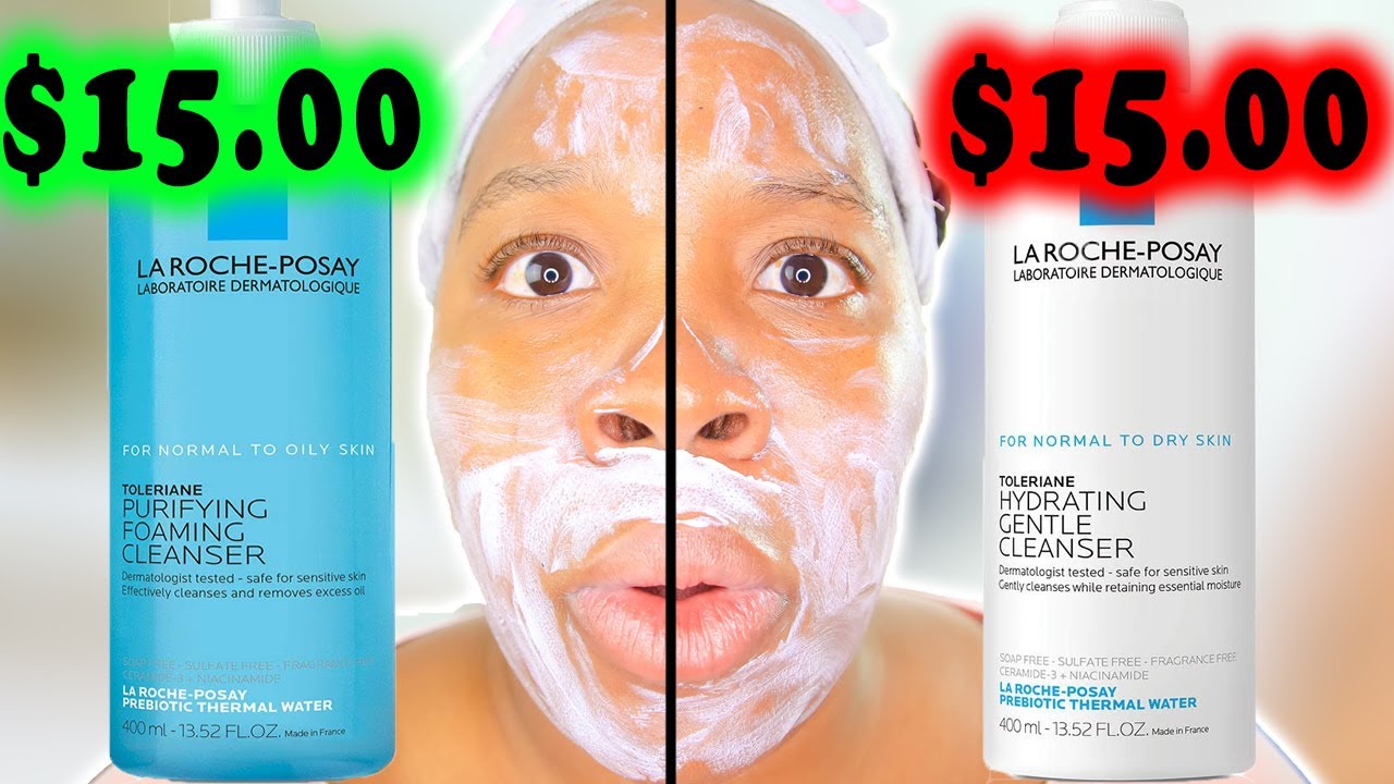 La Roche Posay Hydrating Gentle Face Cleanser vs. La Roche Posay Purifying Foaming Face Cleanser