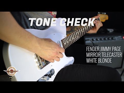 TONE CHECK: Fender Jimmy Page Mirror Telecaster Guitar Demo | NO TALKING