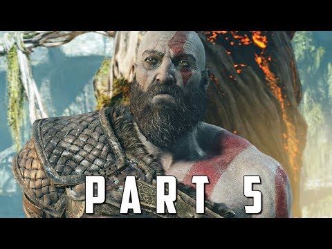 GOD OF WAR Walkthrough Gameplay Part 5 - BRENNA DAUDI BOSS (God of War 4)
