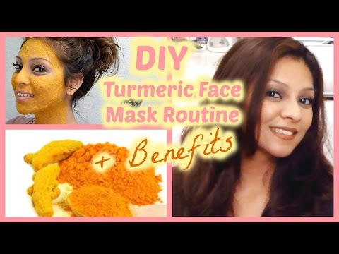 DIY Turmeric Face Mask for Flawless Skin, Acne, Erase Wrinkles & Scars │ Turmeric Benefits Video