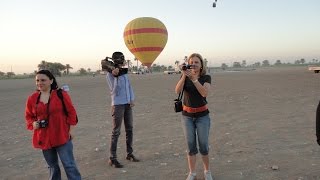 preview picture of video 'Egito 12- Cruzeiro pelo Nilo: O Passeio de Balão em Lúxor'