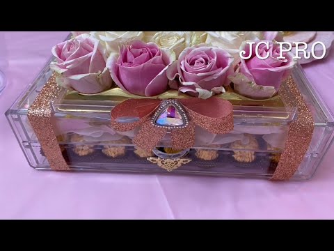 DIY luxury acrylic rose/chocolate box