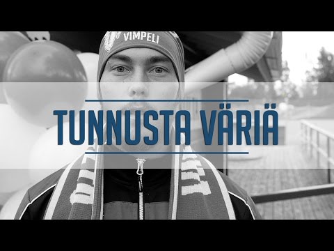 Tunnusta sinivalkoista väriä!