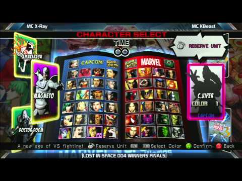 UMVC3: MC X-Ray vs MC KBeast - Winners Finals - LOST IN SPACE 004