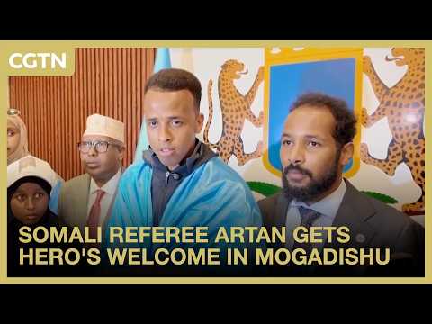 Somali referee Artan gets hero's welcome after World Cup setback