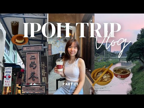 DIA 1 DA VIAGEM IPOH | Explorando a Cidade Velha de Ipoh, Concubine Lane, Kinta Riverwalk