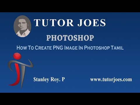 Creating PNG image in photoshop tamil