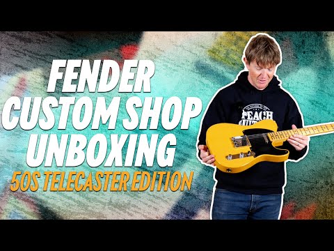Our GREATEST Fender Custom Shop Tele Unboxing?