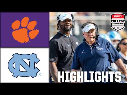 Clemson Tigers vs. North Carolina Tar Heels | Full Game Highlights | ESPN College Football