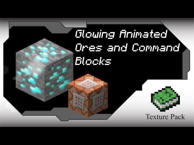 [1.20.4] Glowing Animated Ores! Optifine Required! Agabe’s Emissives!